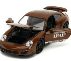 1/24 PORSCHE 911 TURBO W/METM'S BROWN FIGURE BROWN METALLIC HOLLYWOOD RIDES 2007