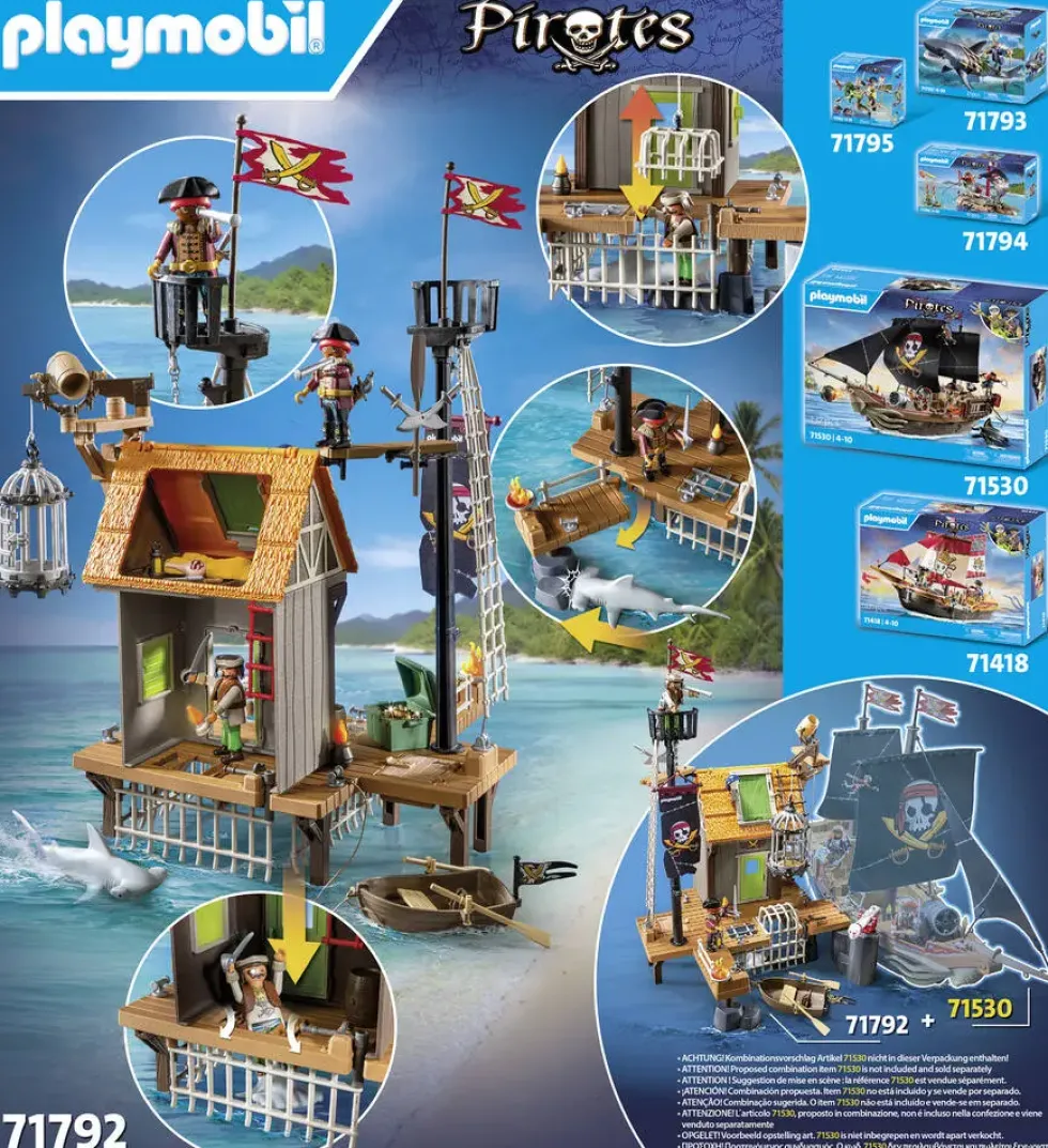 PORT ET REPAIRE DE PIRATES AVEC PRISONS - 71792