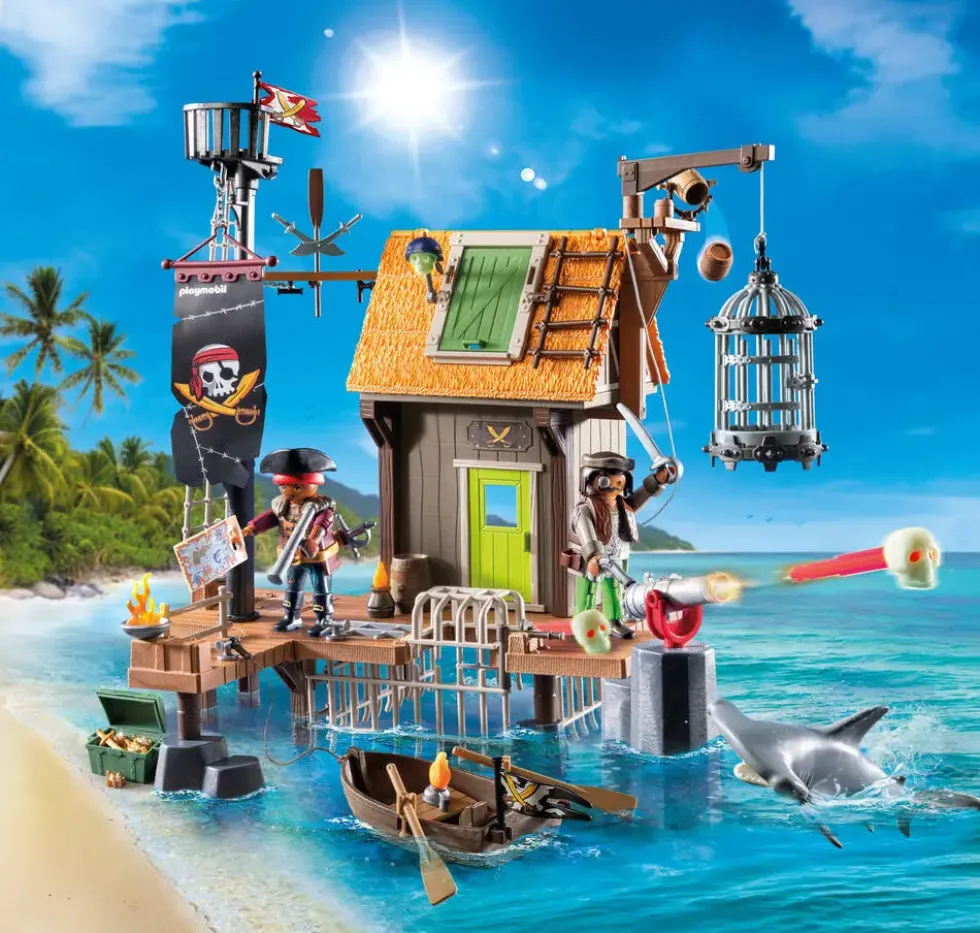 PORT ET REPAIRE DE PIRATES AVEC PRISONS - 71792