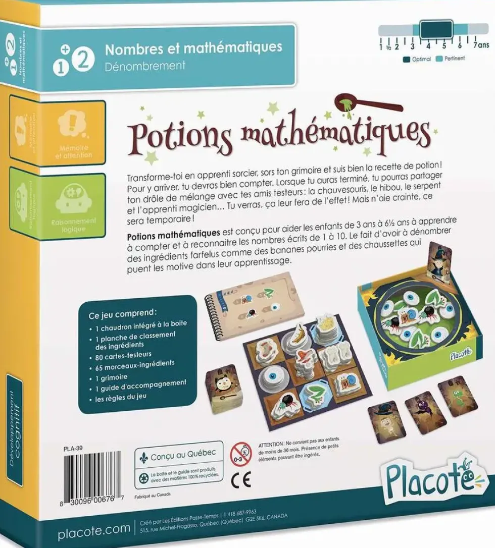 POTIONS MATHÉMATIQUES