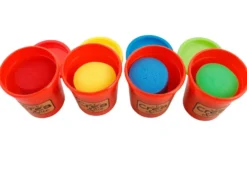 4 POTS DE PATE A MODELER - COULEURS PRIMAIRES