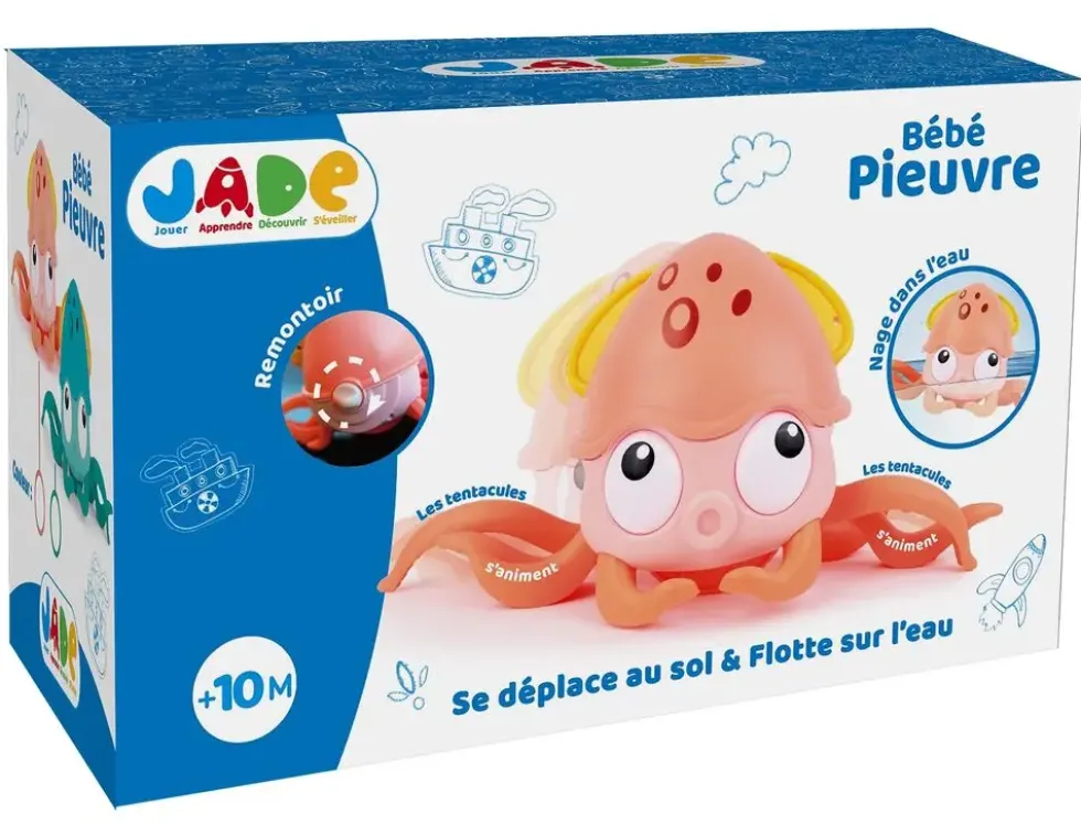 POULPI LA PIEUVRE 23 CM A REMONTOIR