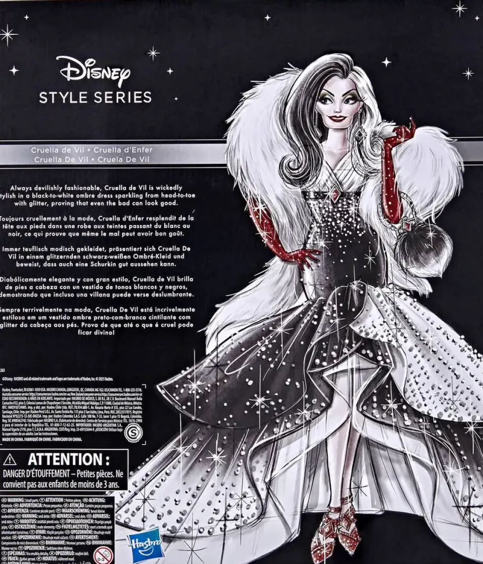 POUPEE- DISNEY VILAINS STYLE SERIES CRUELLA D'ENFER