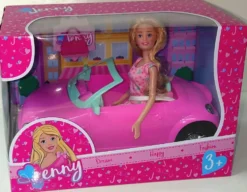 POUPEE JENNY ET SA VOITURE