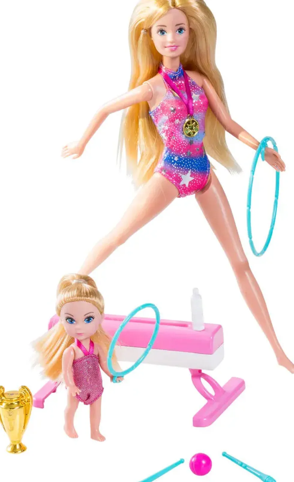 POUPEES JENNY ET LAURA GYMNASTIQUE