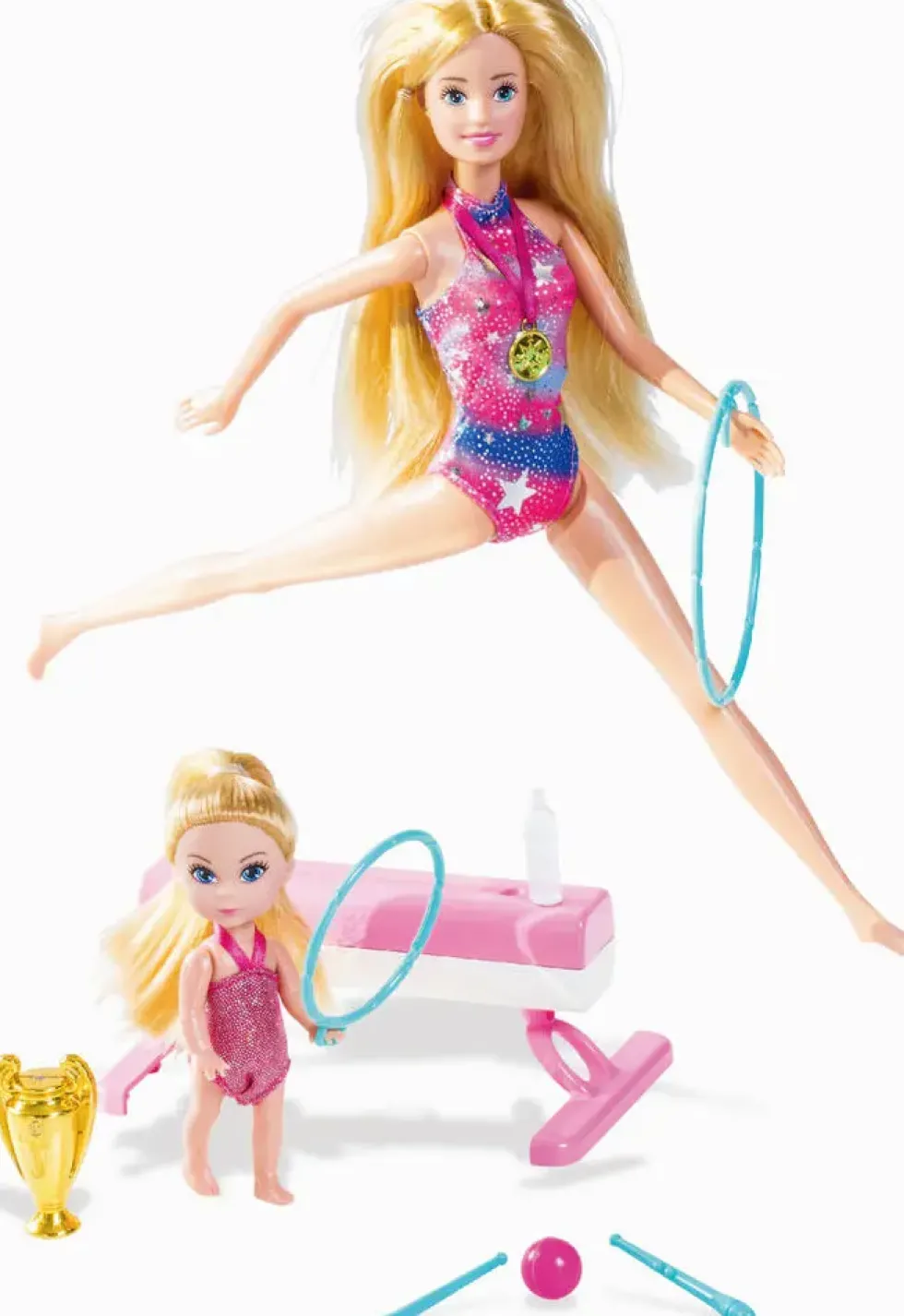 POUPEES JENNY ET LAURA GYMNASTIQUE