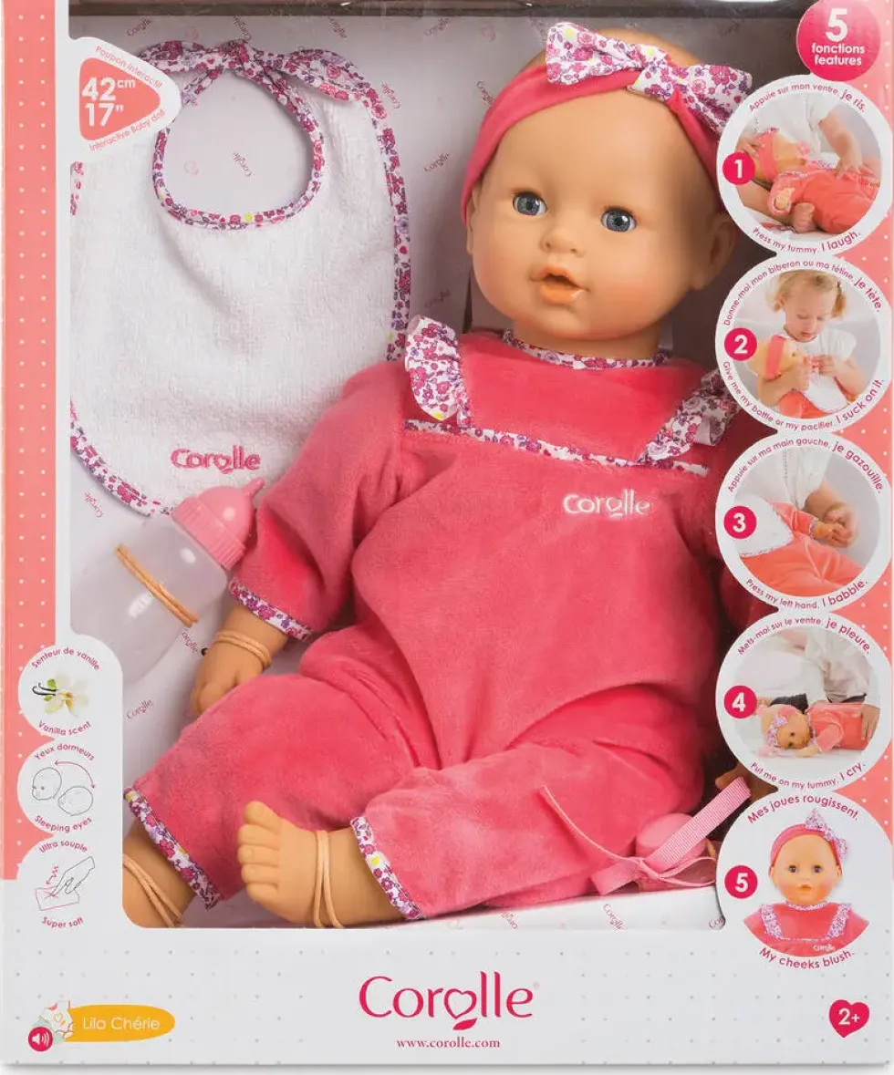 POUPON INTERACTIF - LILA CHERIE 42 CM - COROLLE MON GRAND POUPON