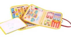 PRES/ POCHETTE 7 ACTIVITES - LA FABRIQUE DES MOTS -THEME DE LA FETE FORAINE - MONTESSORI - 28X5X33 CM - APD 5 ANS