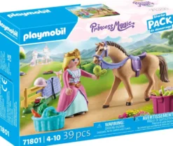 PRINCESSE CAVALIERE AVEC CHEVAL - 71801