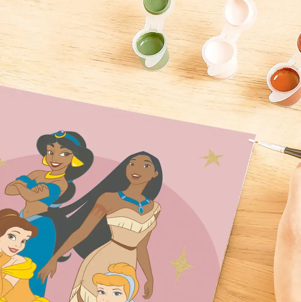 PRINCESSES DISNEY - NUMERO D'ART - 18X24CM