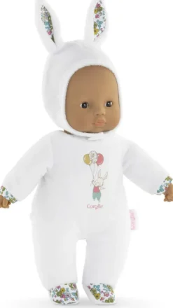 PTI' CŒUR LAPIN BLANC - COROLLE MON DOUDOU