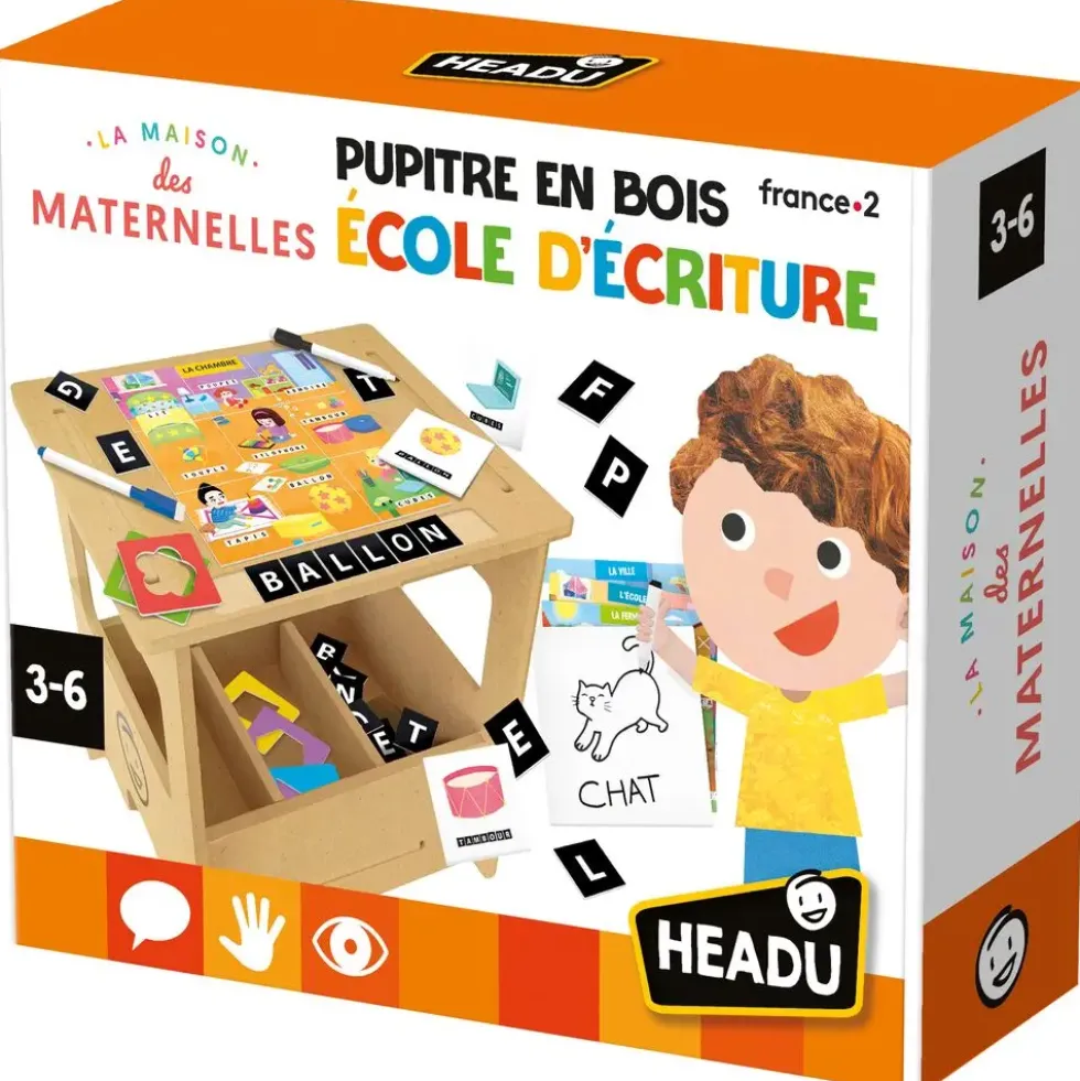 PUPITRE EN BOIS ECOLE D’ECRITURE