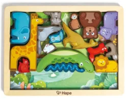 PUZZLE ANIMAUX DU MONDE EN 3D