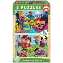 PUZZLE BOIS 2 X 25 CIRQUE