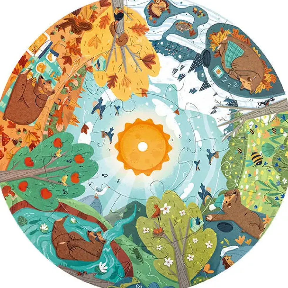 PUZZLE CIRCULAIRE 4 SAISONS