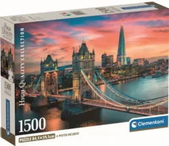 PUZZLE COMPACT 1500 PIECES - LONDON TWILIGHT