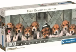 PUZZLE COMPACT 1000 PIECES PANORAMA - BEAGLES