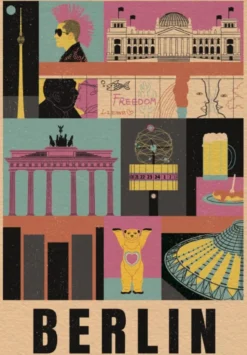 PUZZLE COMPACT 1000 PIECES - STYLE IN THE CITY BERLIN