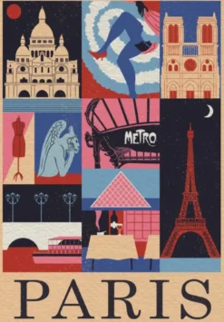 PUZZLE COMPACT 1000 PIECES - STYLE IN THE CITY- PARIS
