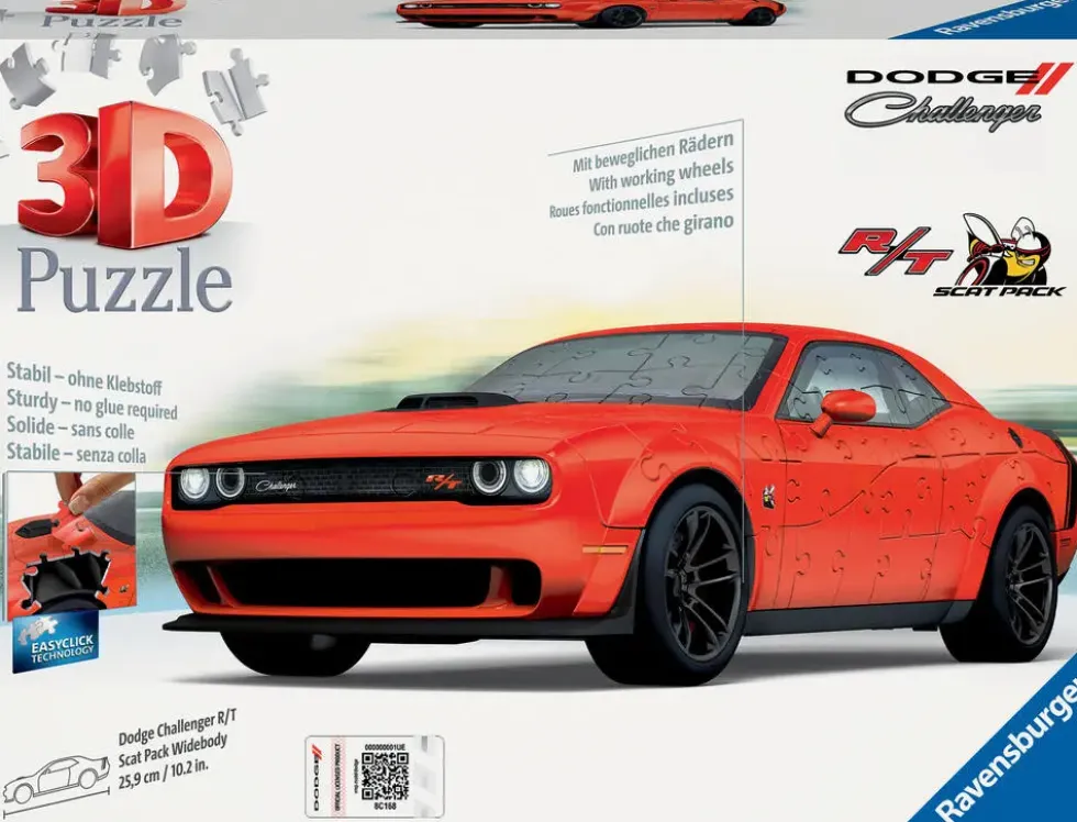 PUZZLE 3D DODGE CHALLENGER R/T SCAT PACK WIDEBODY
