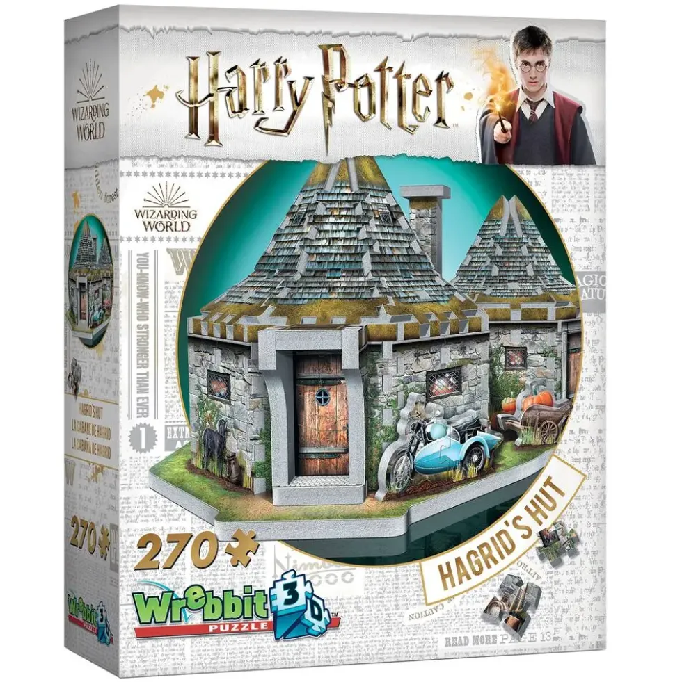 PUZZLE 3D 270 PIECES LA CABANE DE HAGRID - HARRY POTTER