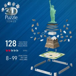 PUZZLE 3D STATUE DE LA LIBERTE ILLUMINEE