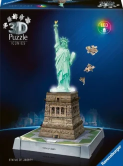 PUZZLE 3D STATUE DE LA LIBERTE ILLUMINEE