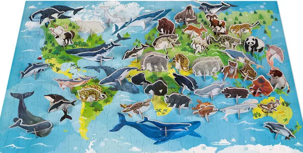 PUZZLE ÉDUCATIF LES ESPÈCES PRIORITAIRES DE WWF