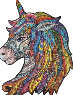 PUZZLE EN BOIS - LA LICORNE FEERIQUE