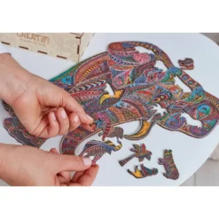 PUZZLE EN BOIS 190 PIECES - L'ELEPHANT IMPERIAL