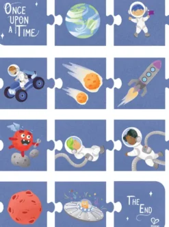 PUZZLE 3 EN 1 INTERGALACTIQUE