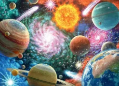 PUZZLEETOILES ET PLANETES - 100 PIECES XXL