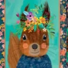 PUZZLE FLORAL FRIENDS SWEET SQUIRREL - 1000 PIECES
