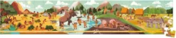 PUZZLE FRISE PREHISTOIRE 100 PIECES