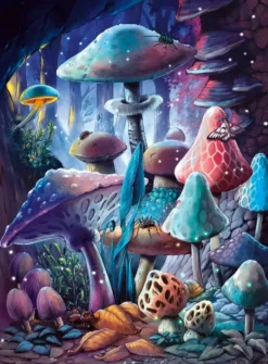 PUZZLE GLOW IN THE DARK 500 PIECESCHAMPIGNONS