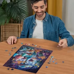 PUZZLE GLOW IN THE DARK 500 PIECESCHAMPIGNONS