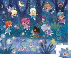 PUZZLE LES FEES ET NENUPHARS - 36 PIECES