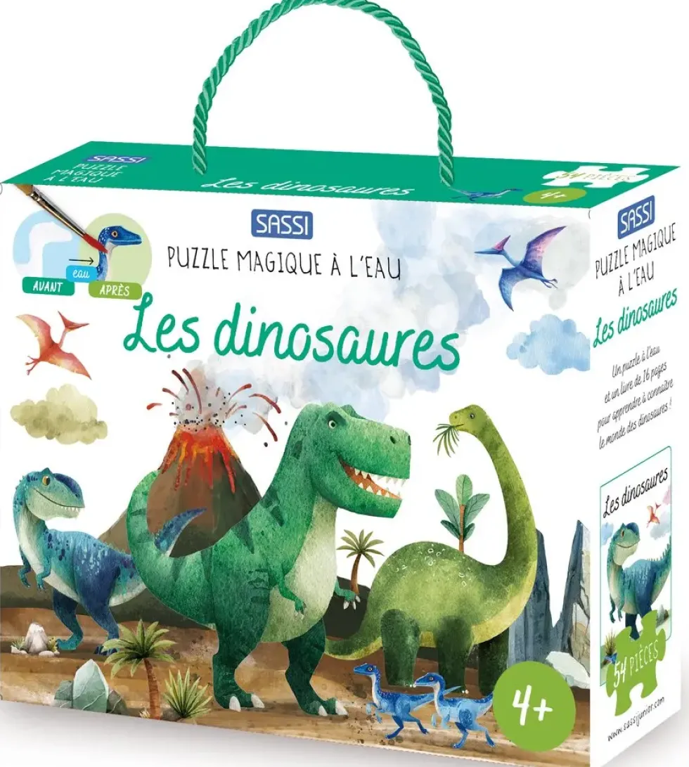PUZZLE MAGIQUE A L'EAU -LES DINOSAURES