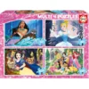 PUZZLE MULTI 4 EN 1 50 A 150 PIECES DISNEY PRINCESSES