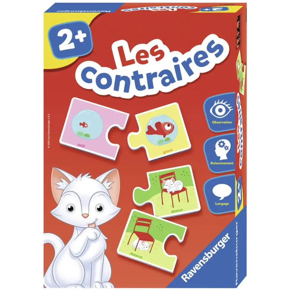 PUZZLE 12 PAIRES LES CONTRAIRES