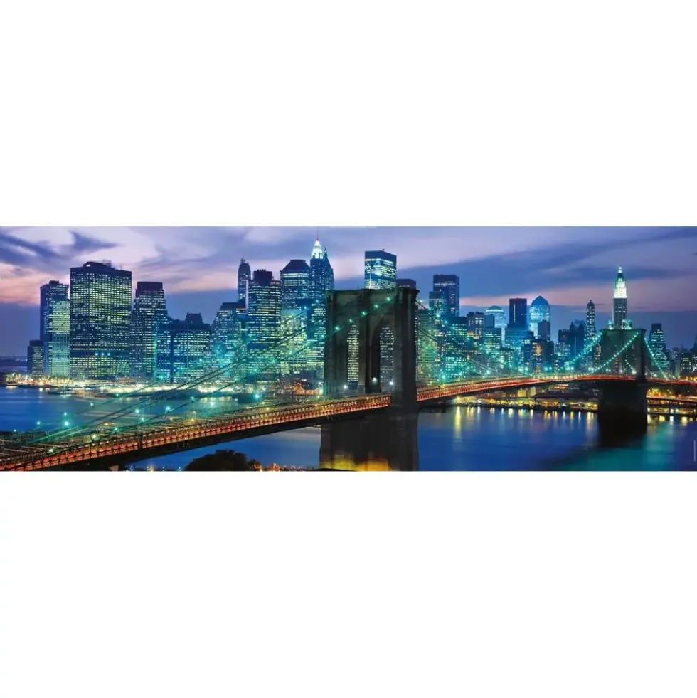 PUZZLE PANORAMA 1000 PIECES - NEW YORK BROOKLYN BRIDGE