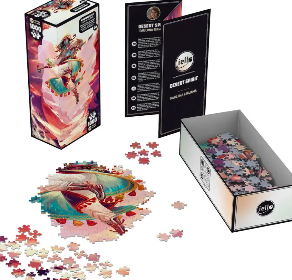 PUZZLE PHOSPHORESCENT - DESERT SPIRIT - 1000 PIECES