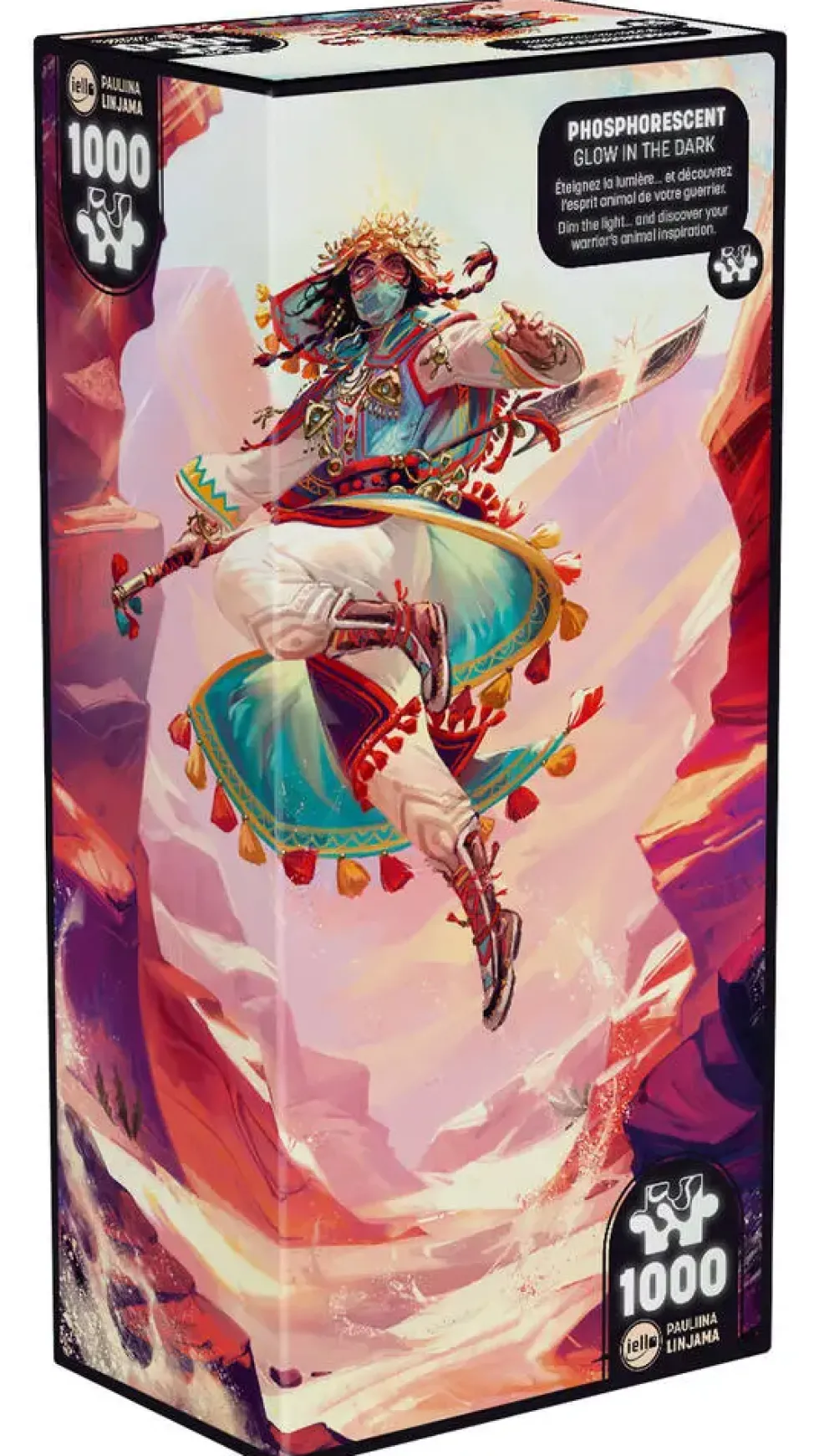 PUZZLE PHOSPHORESCENT - DESERT SPIRIT - 1000 PIECES