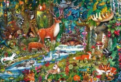 PUZZLE 150 PIECES - ANIMAUX DES FORETS D’EUROPE