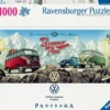 PUZZLE 1000 PIECES - A TRAVERS LES ALPES EN VW