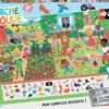 PUZZLE 60 PIECES - AU JARDIN - CHERCHE ET TROUVE