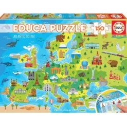 PUZZLE 150 PIECES CARTE D'EUROPE