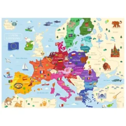 PUZZLE 250 PIECES - CARTE D'EUROPE