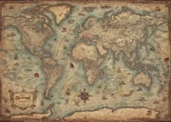 PUZZLE 3000 PIECES - CARTE DU MONDE