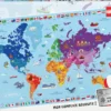 PUZZLE 250 PIECES - CARTE DU MONDE